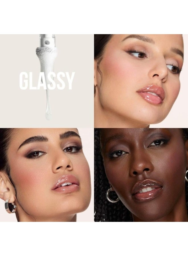 Huda BEAUTY Faux Filler Shiny Non-Sticky Lip Gloss Glassy - Clear 0.13FL.OZ / 3.9ml - Image 2